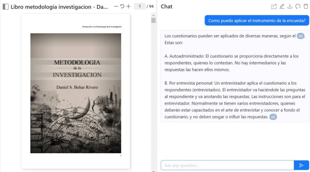 Análisis de un documento PDF con ChatPDF