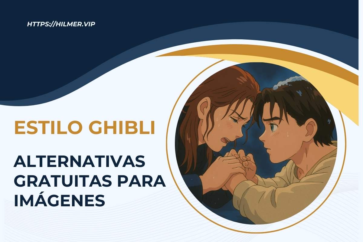 Alternativas gratuitas para imágenes estilo Estudio Ghibli