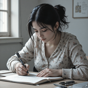 Mujer Escibiendo Ensayo