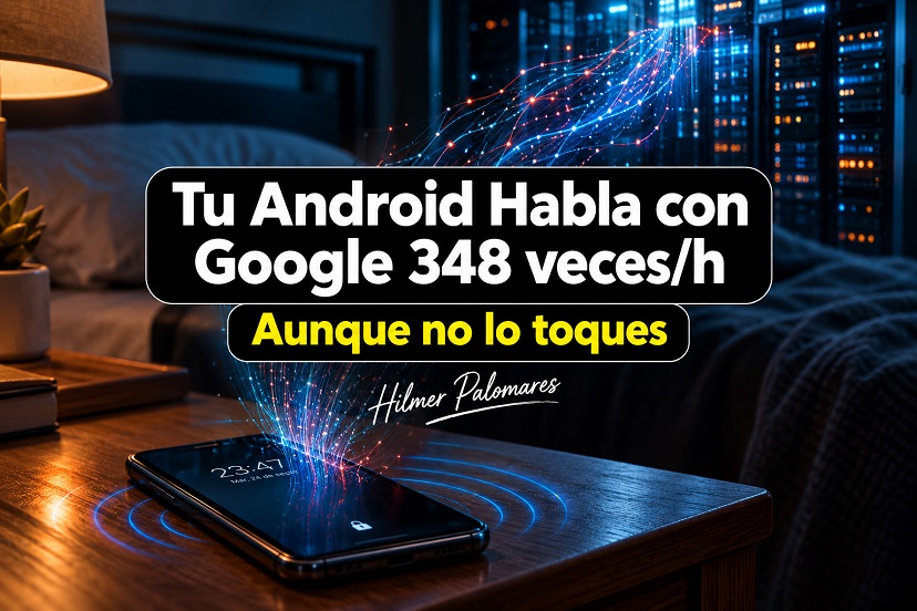 Tu android habla con Google 348 veces por hora